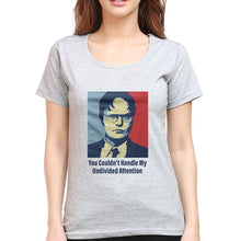 Load image into Gallery viewer, Dwight Schrute T-Shirt for Women-Grey Melange-Ektarfa.online
