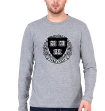 Load image into Gallery viewer, Harvard Full Sleeves T-Shirt for Men-Grey Melange-Ektarfa.online
