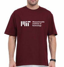 Load image into Gallery viewer, MIT Oversized T-Shirt for Men-Maroon-Ektarfa.online

