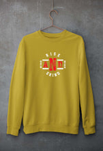 Load image into Gallery viewer, Rise &amp; Grind Gym Unisex Sweatshirt for Men/Women-Mustard Yellow-Ektarfa.online
