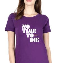 Load image into Gallery viewer, No Time To Die James Bond 007 T-Shirt for Women-Purple-Ektarfa.online
