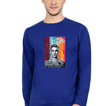 Load image into Gallery viewer, Justin Bieber Full Sleeves T-Shirt for Men-Royal Blue-Ektarfa.online
