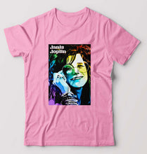 Load image into Gallery viewer, Janis Joplin T-Shirt for Men-Light Baby Pink-Ektarfa.online
