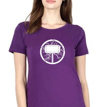 Load image into Gallery viewer, Thor Superhero T-Shirt for Women-Purple-Ektarfa.online
