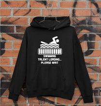 Load image into Gallery viewer, Swimming Unisex Hoodie for Men/Women-Black-Ektarfa.online
