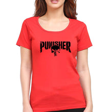 Load image into Gallery viewer, Punisher T-Shirt for Women-Red-Ektarfa.online
