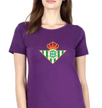 Load image into Gallery viewer, Real-Betis T-Shirt for Women-Purple-Ektarfa.online

