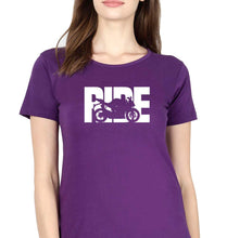 Load image into Gallery viewer, Ride Superbike T-Shirt for Women-Purple-Ektarfa.online
