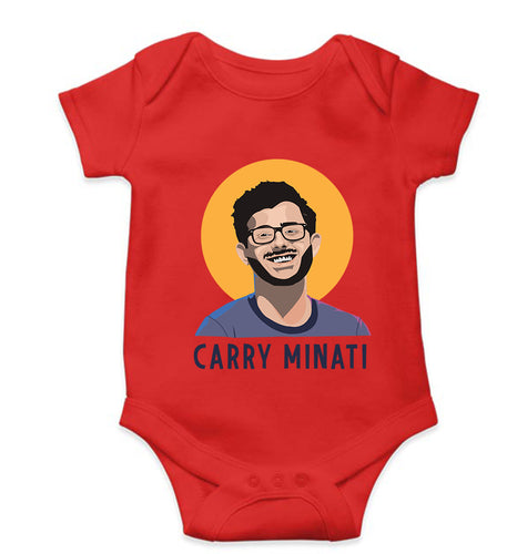 CarryMinati(Ajey Nagar) Kids Romper For Baby Boy/Girl-Red-Ektarfa.online
