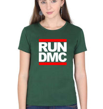 Load image into Gallery viewer, Run DMC T-Shirt for Women-Dark Green-Ektarfa.online
