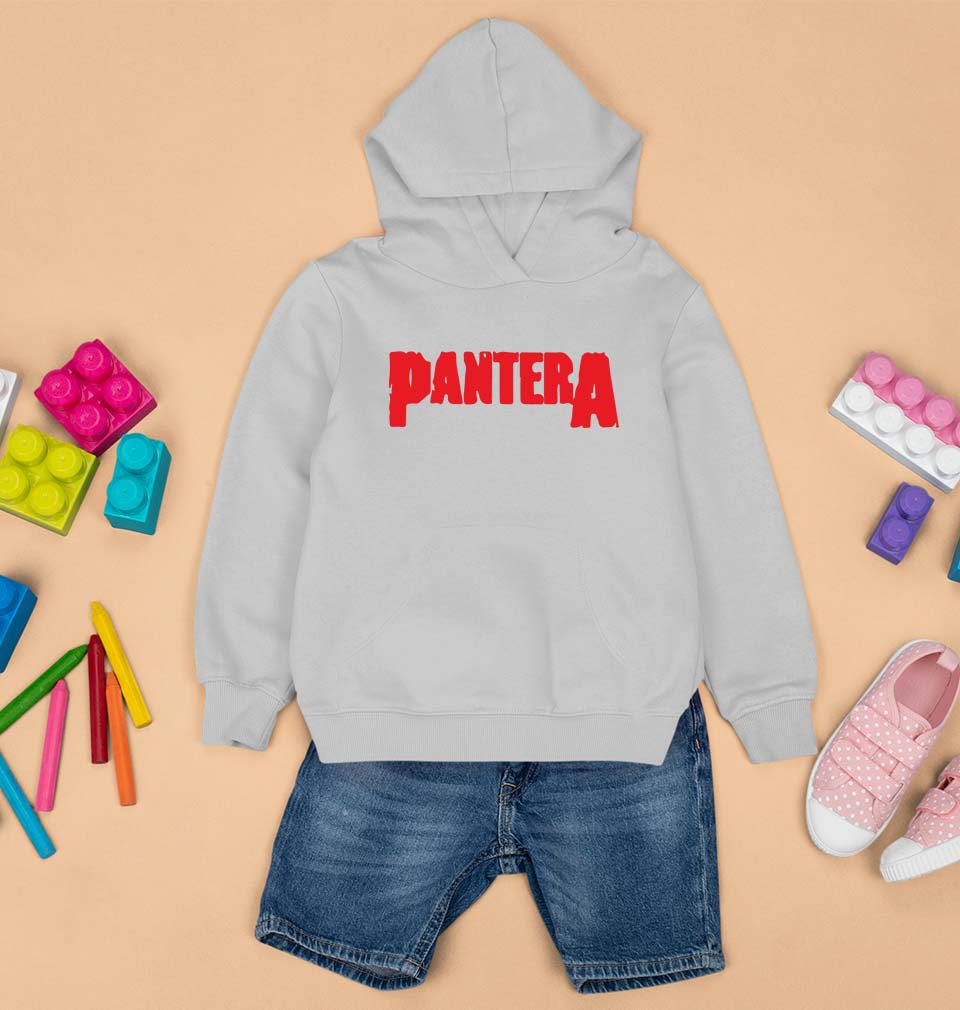 Pantera Kids Hoodie for Boy/Girl-GREY-Ektarfa.online
