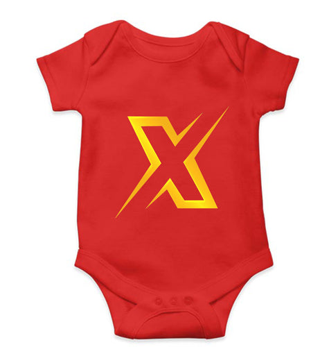 Battlegrounds Mobile India (BGMI) Kids Romper For Baby Boy/Girl-0-5 Months(18 Inches)-RED-Ektarfa.online