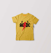 Load image into Gallery viewer, ACDC Kids T-Shirt for Boy/Girl-Golden Yellow-Ektarfa.online

