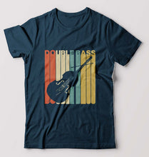 Load image into Gallery viewer, Double Bass Violin T-Shirt for Men-Petrol Blue-Ektarfa.online
