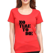 Load image into Gallery viewer, No Time To Die James Bond 007 T-Shirt for Womena-Red-Ektarfa.online
