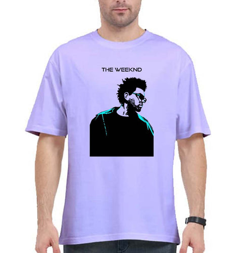 The Weeknd Oversized T-Shirt for Men-Lavender-Ektarfa.online