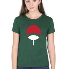 Load image into Gallery viewer, Uchiha clan T-Shirt for Women-Dark Green-Ektarfa.online
