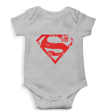 Load image into Gallery viewer, Superman Superhero Kids Romper For Baby Boy/Girl-0-5 Months(18 Inches)-Grey-Ektarfa.online
