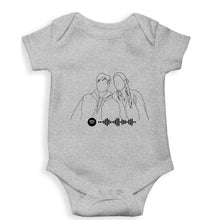 Load image into Gallery viewer, Spotify Kids Romper For Baby Boy/Girl-0-5 Months(18 Inches)-Grey-Ektarfa.online
