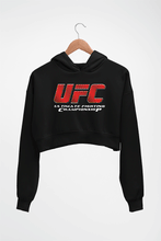 Load image into Gallery viewer, UFC HOODIE FOR WOMEN-Black-Ektarfa.online
