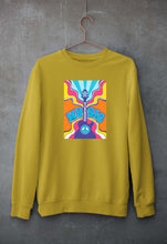 Load image into Gallery viewer, Psychedelic Unisex Sweatshirt for Men/Women-Mustard Yellow-Ektarfa.online
