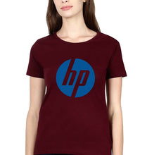 Load image into Gallery viewer, Hewlett-Packard(HP) T-Shirt for Women-Maroon-Ektarfa.online
