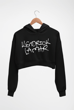 Load image into Gallery viewer, Kendrick Lamar Crop HOODIE FOR WOMEN-Black-Ektarfa.online
