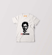 Load image into Gallery viewer, Money Heist The Professor Kids T-Shirt for Boy/Girl-White-Ektarfa.online
