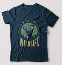 Load image into Gallery viewer, Deer T-Shirt for Men-Petrol Blue-Ektarfa.online

