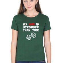 Load image into Gallery viewer, Gym Funny T-Shirt for Women-Dark Green-Ektarfa.online
