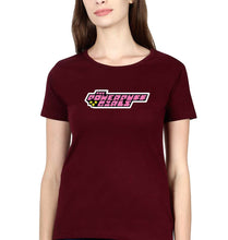 Load image into Gallery viewer, Powerpuff Girls T-Shirt for Women-Maroon-Ektarfa.online

