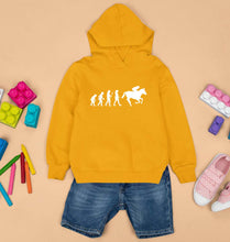Load image into Gallery viewer, Horse Riding Kids Hoodie for Boy/Girl-Mustard Yellow-Ektarfa.online
