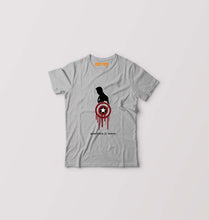 Load image into Gallery viewer, Captain America Superhero Kids T-Shirt for Boy/Girl-Grey-Ektarfa.online
