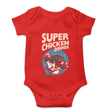 Load image into Gallery viewer, PUBG Super Chicken Dinner Kids Romper For Baby Boy/Girl-0-5 Months(18 Inches)-Red-Ektarfa.online
