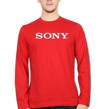 Load image into Gallery viewer, Sony Full Sleeves T-Shirt for Men-Red-Ektarfa.online
