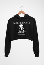 Load image into Gallery viewer, Kali Denali Bohemia Crop HOODIE FOR WOMEN-Black-Ektarfa.online
