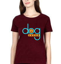 Load image into Gallery viewer, Dog Lover T-Shirt for Women-Maroon-Ektarfa.online

