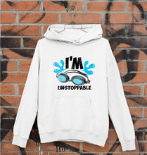 Load image into Gallery viewer, Swimming Unisex Hoodie for Men/Women-White-Ektarfa.online

