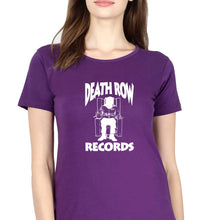 Load image into Gallery viewer, Death Row Records T-Shirt for Women-Purple-Ektarfa.online
