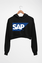 Load image into Gallery viewer, SAP Crop HOODIE FOR WOMEN-Black-Ektarfa.online
