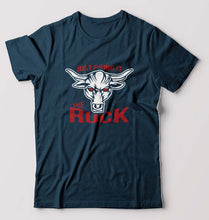 Load image into Gallery viewer, The Rock T-Shirt for Men-Petrol Blue-Ektarfa.online
