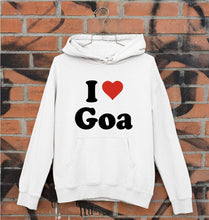 Load image into Gallery viewer, I Love Goa Unisex Hoodie for Men/Women-White-Ektarfa.online
