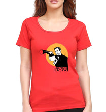 Load image into Gallery viewer, James Bond 007 T-Shirt for Womena-Red-Ektarfa.online
