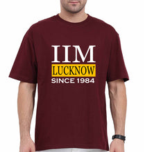Load image into Gallery viewer, IIM Lucknow Oversized T-Shirt for Men-Maroon-Ektarfa.online
