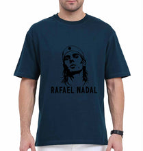Load image into Gallery viewer, Rafael Nadal (RAFA) Oversized T-Shirt for Men-Petrol Blue-Ektarfa.online
