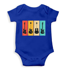 Load image into Gallery viewer, Guitar Kids Romper Kids Romper For Baby Boy/Girl-0-5 Months(18 Inches)-Royal Blue-Ektarfa.online
