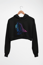 Load image into Gallery viewer, Batman Superhero Crop HOODIE FOR WOMEN-Black-Ektarfa.online
