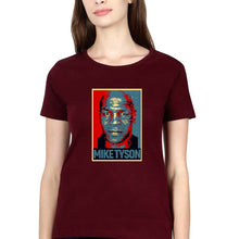 Load image into Gallery viewer, Mike Tyson T-Shirt for Women-Maroon-Ektarfa.online

