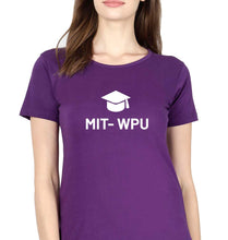 Load image into Gallery viewer, MIT WPU T-Shirt for Women-Purple-Ektarfa.online

