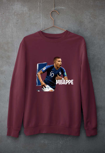 Kylian Mbappé Unisex Sweatshirt for Men/Women-Maroon-Ektarfa.online